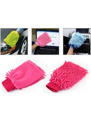 TeknoKapsül Mikrofiber Temizlik Eldiveni - Araç Yıkama Eldiveni Oto Yıkama Temizleme Cila Eldiveni