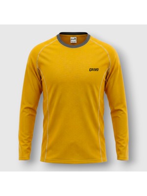 Gravo Aero Unisex Tırmanış ve Dağcılık Uzun Kollu Tişört - Outdoor, Trekking, Spor, Hızlı Kuruyan