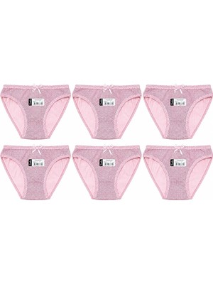 Tutku Kadın Küçük Puantiyeli Bikini Külot 6 Lı Set