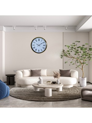 Toyigoo Victoria Gold 52 x 52 cm Duvar Saati TYGRSYT9573