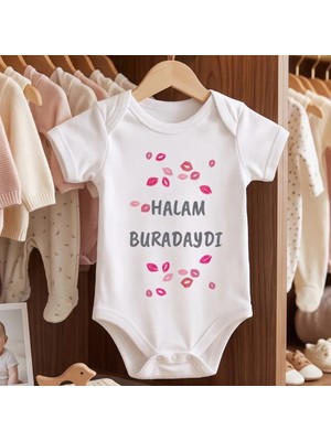 Egg Baby Hala Yazılı Bebek Zıbın Halam Temalı Komik Tasarımlı Bebek Body %100 Pamuk Hediyelik