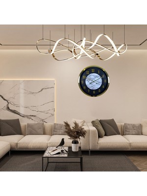 Hobilinka Gold Imperial 60 x 60 cm Metal Duvar Saati