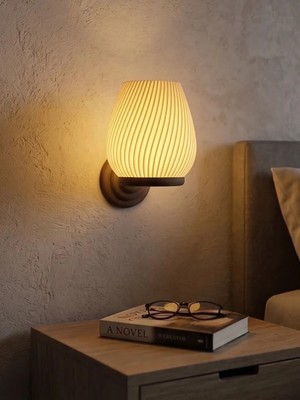 Other 2’li Spiral Modern Duvar Şamdan Seti-Wall-Mounted LED Tealight Holder