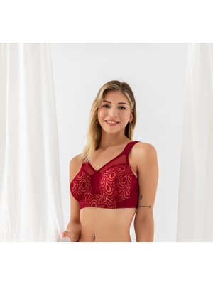 Hace Bazaar Toparlayıcı Minimizer Sütyen Bordo (MGP11820) -Hcb