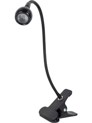 TeknoKapsül Powermaster Cob LED 5 Volt USB Siyah Anahtarlı Masa Lambası