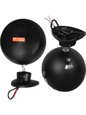 TeknoKapsül Magicvoice Mv-13 7.5 cm 20 Watt Komütatörlü Hat Trafolu Siyah Sütun Sarkık Hoparlör (2'li Takım)