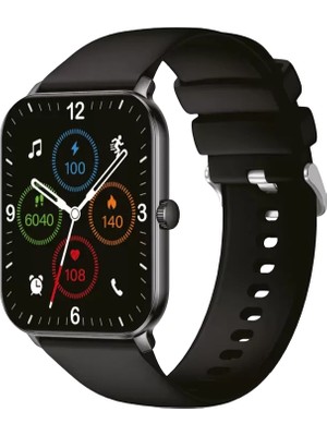 TeknoKapsül Vlike KW105 Pro G Amoled Ekranlı IP68 Su Geçirmez Sağlık Takip Özellikli Akıllı Saat - Siyah