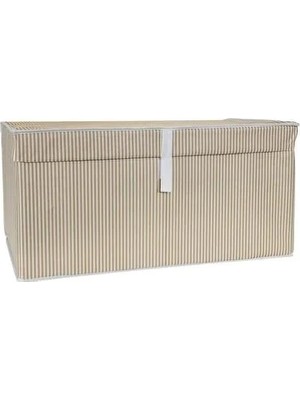 CATEKSSS Çok Amaçlı Kapaklı Düzenleyici Mega Kutu Baza Hurç 60X40X30 - Polipropilen - 1 - 40 x 60 cm - Kahver