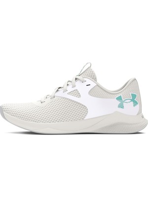 Hepta Collection Ua W Charged 2 Kadın Spor Ayakkabı, White/white Clay/radial Turquoise, 38.5 Eu