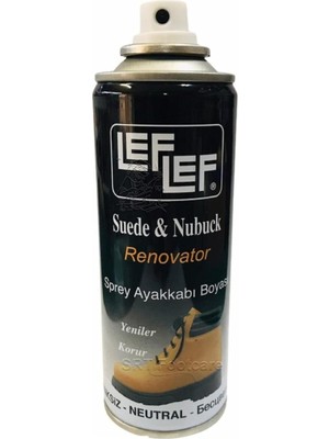 Hepta Collection Nuri Leflef Süet Nubuk Ayakkabı Boyası Yenileyici Koruyucu Sprey (200 Ml) (Renksiz)