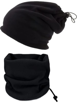 Hepta Collection Yılmazel Kışlık Termal Unisex Boyunluk Bere Maske Kamuflaj ve Düz Renklerde Kadın Erkek Kayak Kış Sp