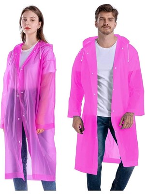 Hepta Collection Kkdstock Work Safety Equipment Panço Yağmurluk, Üniseks, Tekrar Kullanılabilir, Şeffaf, Peva Taşınab