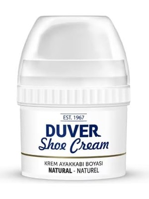 Hepta Collection Duver Ayakkabı ve Bot Için Kendinden Parlaklık Sağlayan Krem Ayakkabı Boyası (Natural)
