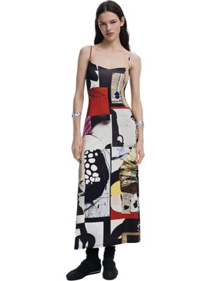 Desigual Bay Christian Lacroix Tarafından Tasarlanan Kadın Elbisesi, Malzeme Kaplamaları, S