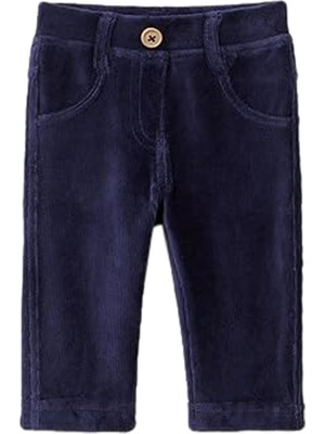 United Colors Of Benetton Arka Cebi Tavşan Işlemeli Sahte Cepli Pantolon Bebek Kot Pantolon, Laciver