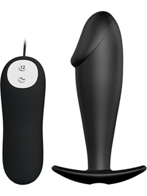 TUX 12 Titreşimli Kumandalı G-Spot ve P-Spot Vibratör Süper Anal Plug