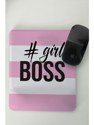 Hediyesepeti #girlboss Tasarımlı Mouse Altlığı