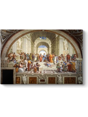 Hepta Collection Raffaello Sanzio - Atina Okulu Tablosu 140 x 100