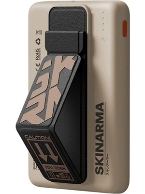 Skinarma Magsafe Ile Uyumlu Powerbank Spunk Wireless Şarj ve Pd Hızlı Şarj Özellikli 15W 5000MAH Kre
