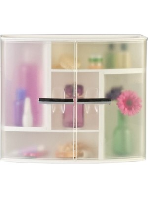 Hepta Collection Primanova M-09416 Şeffaf Naturel Banyo Ecza Dolabı