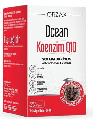Ocean Q10 200 Mg 30 Kapsül