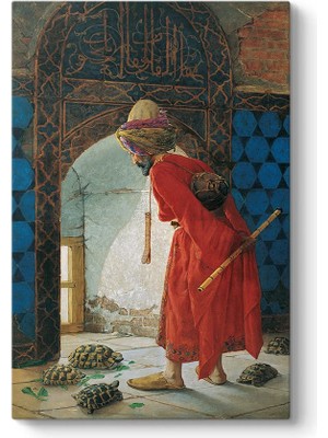Hepta Collection Osman Hamdi Bey - Kaplumbağa Terbiyecisi Tablosu 60 x 90