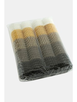 MiraLive 100 Adet Renkli Makarna Lastik Toka