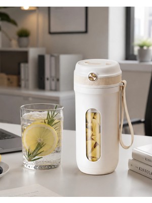 MiraLive USB Şarjlı Mini Smoothie Blender Pratik Meyve Karıştırıcı 350 ml