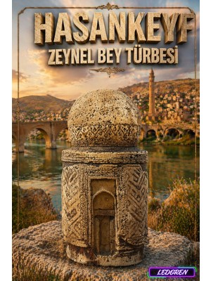 L'edoren Zeynel Bey Türbesi Heykeli 26 cm - Hasankeyf Hediyelik Dekoratif Biblo
