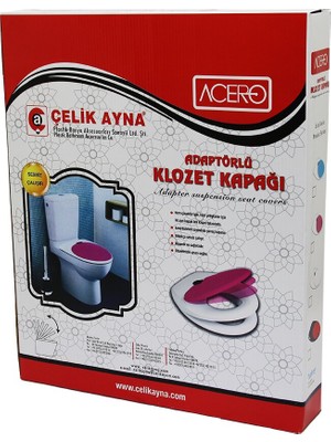 TKÇ Acero Çocuk Adaptörlü Klozet Kapak