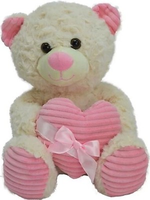 Urfakent Halley Kalbi Kurdaleli Peluş Ayı 35 cm 62915