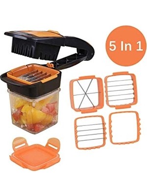 Marsilyan Nicer Dicer Quick 5 In 1 Pratik Hazneli Sebze Meyve Doğrayıcı