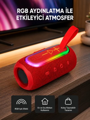 Urfakent Yeni Nesil Bluetooth Taşınabilir Hoparlör – Enerji Tasarruflu, Yüksek Ses Kaliteli