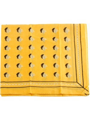 Marsilyan Kuru Kafa Desenli Bandana 50*50