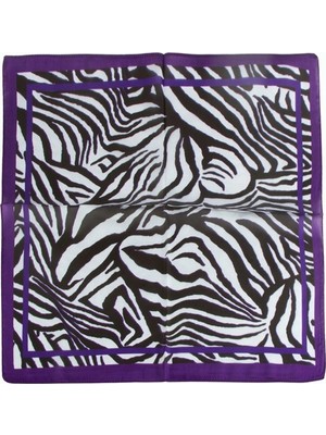 Marsilyan Mor Renkli Zr Şifon Fular 50*50 cm