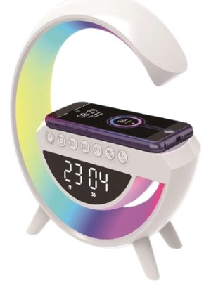 Beruflic 1 Adet Noas YL86 1240 Simi Kablosuz Şarjlı Bluetoothlu Hoparlörlü Masa Lambası Rgb