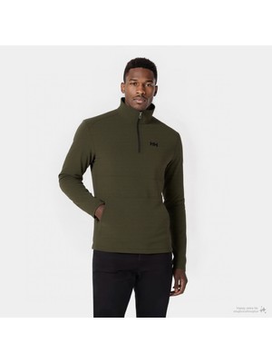 Helly Hansen Light Halfzip Yeşil Erkek Polar