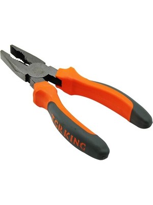 Turuncu Gri Saplı 7 Inç Pense - 180MM Kalite ve Dayanıklılık