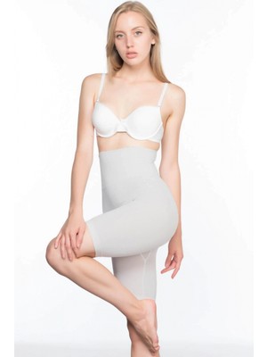 Hace Bazaar Marsilyan™ Ekru Mı  3200 Pantolon Altı Soft Double Boxer Korse