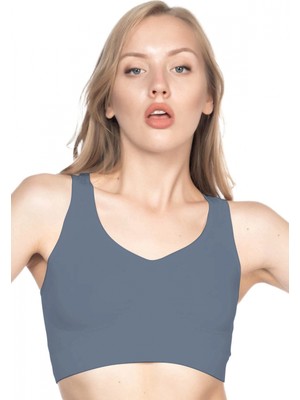 Hace Bazaar Marsilyan™ Antrasit Mı  4001 Soft Sporcu Büstiyer