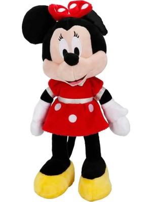 Disney Minnie Kırmızı Elbiseli Peluş 30 cm