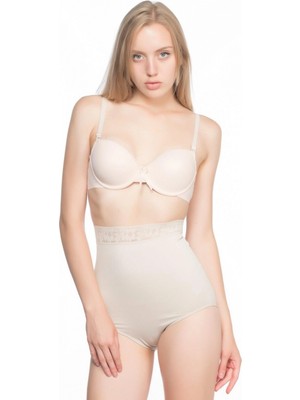 Hace Bazaar Marsilyan™ Ten Mı  2028 Dantelli Yüksek Bel Slip Korse