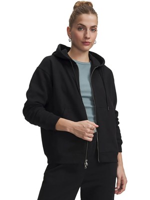 Under Armour 6015209-008 Ua Icon Hwt Terry Fz Siyah Kadın Zip Ceket
