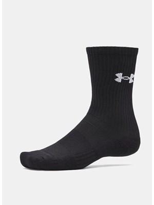 Under Armour Siyah Unisex Çorap 6009685-008 Ua Performance Cotton 3