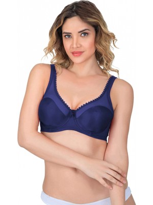 Hace Bazaar Marsilyan™ Lacivert  Mı  169 B Basic Balenli Toparlayıcı Sütyen