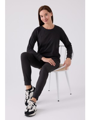 Pierre Cardin 8925 Embroidered Kadın Uzun Kol Pijama Takım