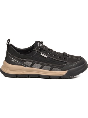 Voyager Siyah Nefes Alan Memory Foam Erkek Günlük Spor Ayakkabı Hafif Fileli Sneaker E332 M