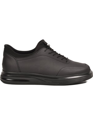 Voyager Siyah Mat Nubuk Memory Foam Erkek Casual Ayakkabı Sneaker 6630-1 M