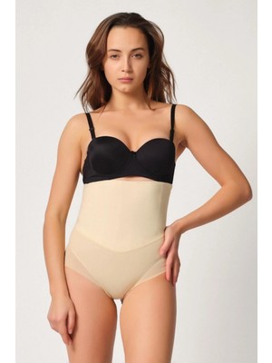 Hace Bazaar Marsilyan™ Ten Mı  2945 Tül Karyokalı Slip Lazer Korse