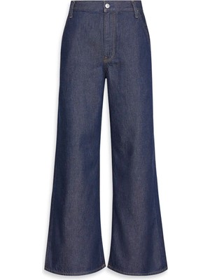 Calvin Klein Kadın / Kız Lacivert Calvin Klein Tencel Ultra Hıgh Wı, 34A Lacivert Kadın Kot Pantolon